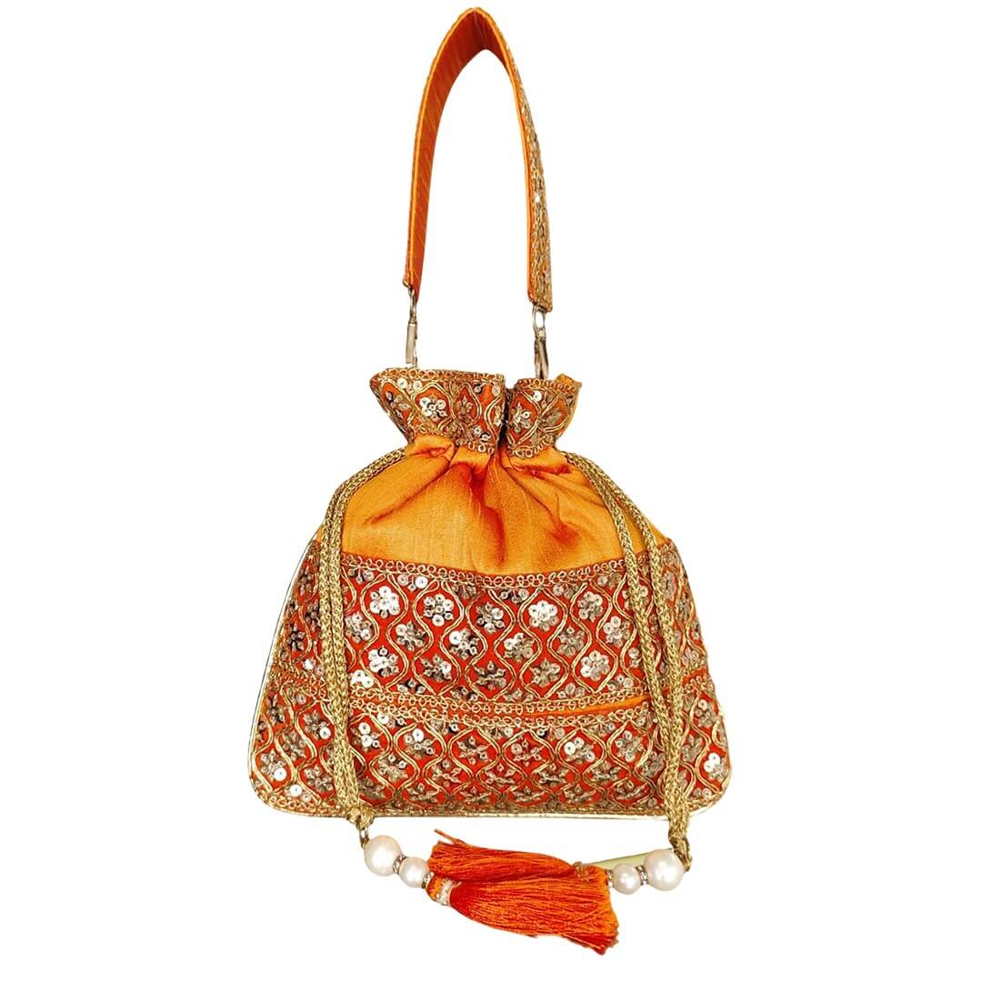 Festive Glow Shimmer Potli