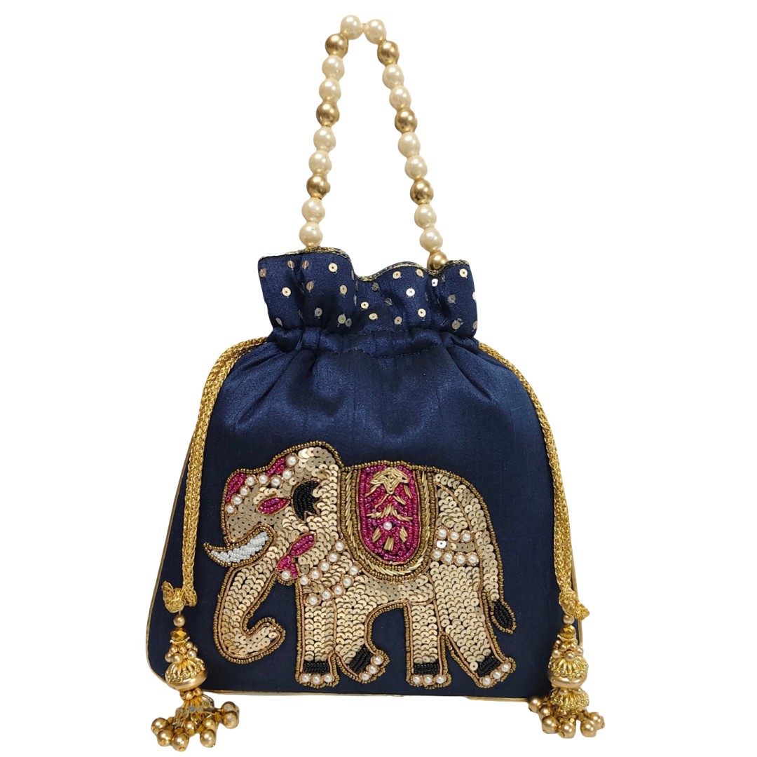 Royal Elephant Luxury Wedding Potli