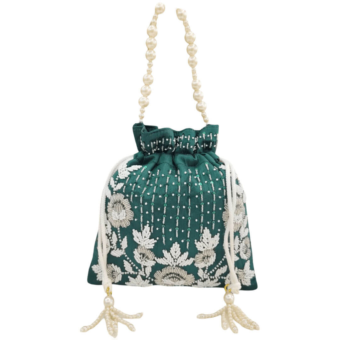 Bridal Luxury Khatwork Potli Bag